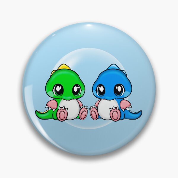 Item preview, Bubble Bobble Bub and Bob Dragons designed and sold by Pezi-Creation.