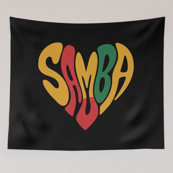 Item preview, Brazilian Samba Heart T-Shirt – Celebrate the Rhythm of Brazil! designed and sold by paulo silveira.