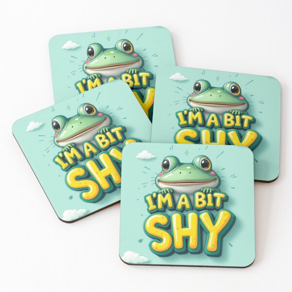 Item preview, I’m a Bit Shy (Frog Edition) 3 designed and sold by SteadyRolling.