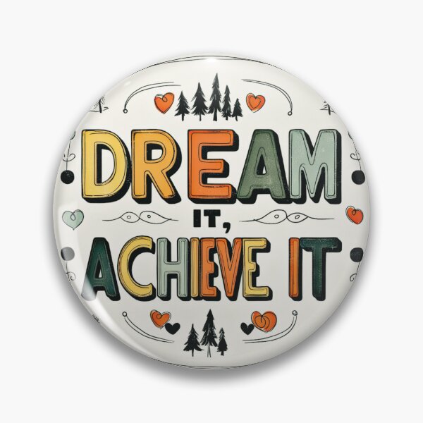 Item preview, Dream It, Achieve It 6 designed and sold by Zeir Shop.
