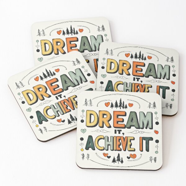 Item preview, Dream It, Achieve It 6 designed and sold by Zeir Shop.