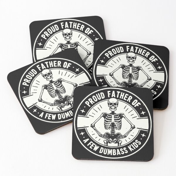 Item preview, Proud Father Of A Few Dumbass Kids Funny designed and sold by TomFrontierArt.