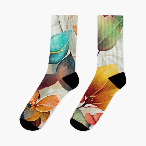 Item preview, Watercolor colors leaves pattern #nature designed and sold by JBJart.