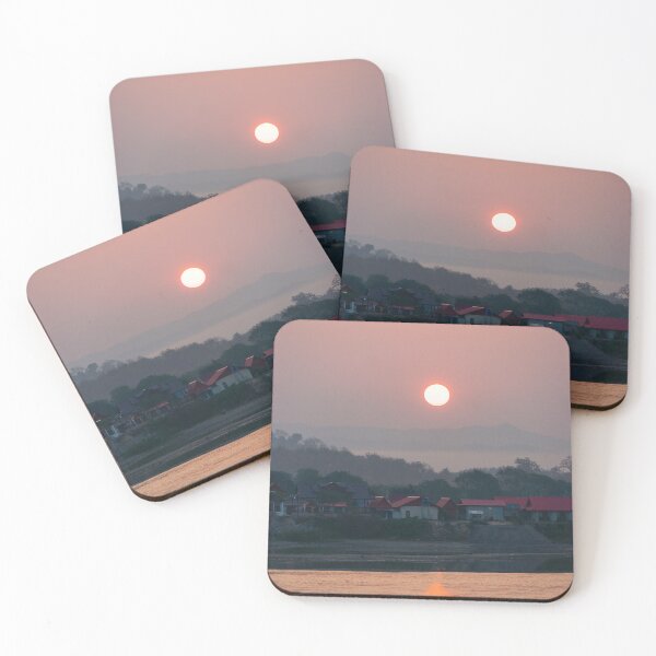 Item preview, Sunrise over the Mekong River designed and sold by PitakChai93.
