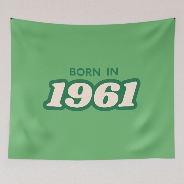Item preview, Born In 1961 designed and sold by ArtCraftLab.