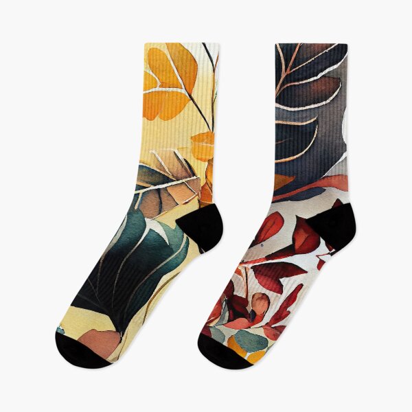 Item preview,  Watercolor colors leaves pattern #nature designed and sold by JBJart.