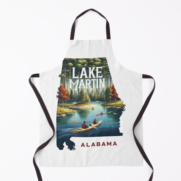 Item preview, Lake Martin Alabama Al Retro Water Kayak designed and sold by yunamaliskova.