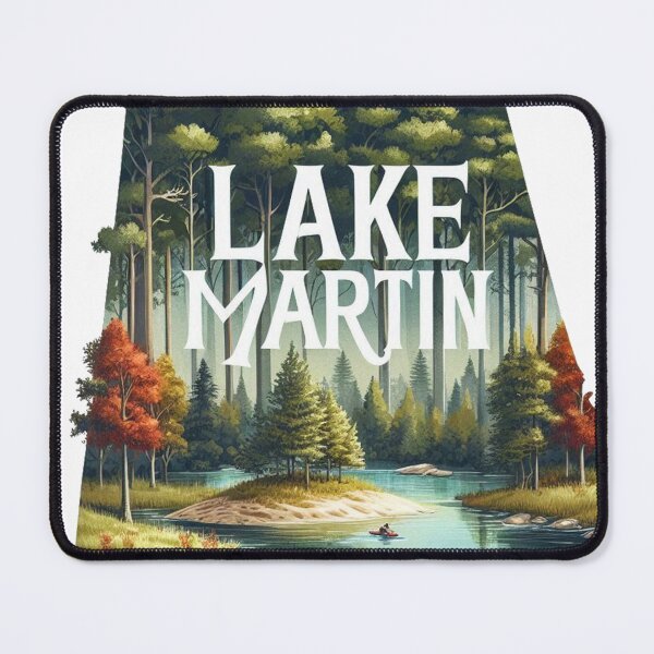 Item preview, Lake Martin Alabama Al Retro Water Kayak designed and sold by yunamaliskova.