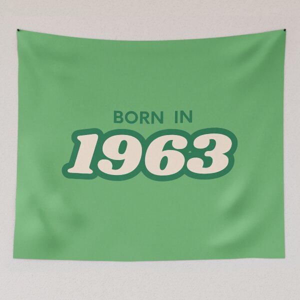 Item preview, Born In 1963 designed and sold by ArtCraftLab.