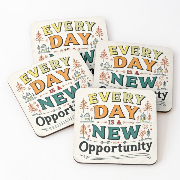 Item preview, Every Day is a New Opportunity 8 designed and sold by Zeir Shop.