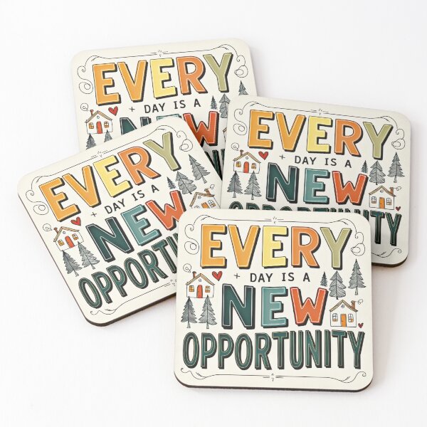 Item preview, Every Day is a New Opportunity 6 designed and sold by Zeir Shop.