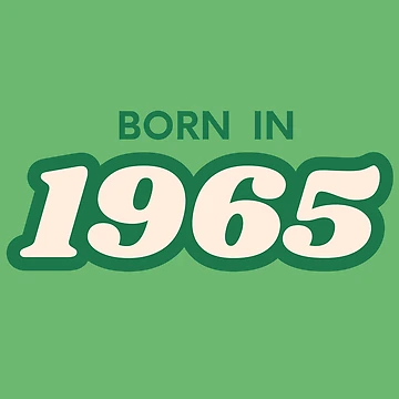 Artwork thumbnail, Born In 1965 by ArtCraftLab
