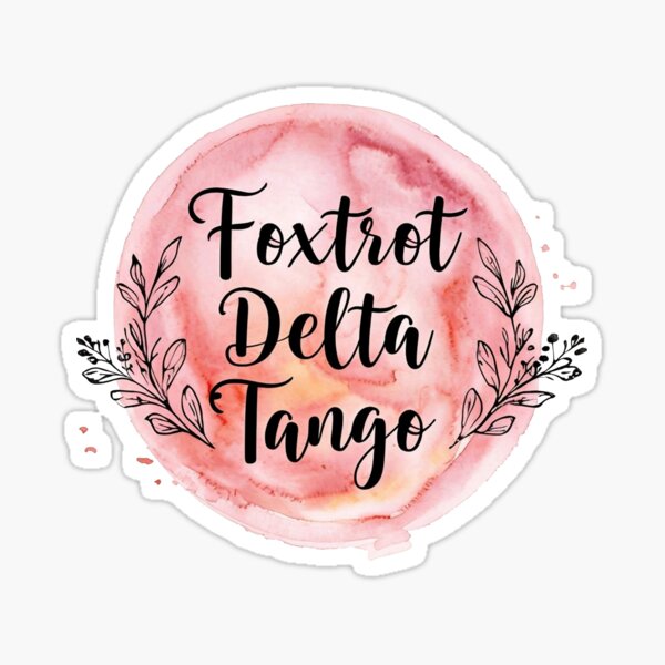 Artikel-Vorschau von Foxtrott Delta Tango - Floral Subtiles FDT, designt und verkauft von BeeFlow.