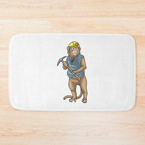 Item preview, Monkey Miner Pickaxe Mining designed and sold by Snabdesign84.