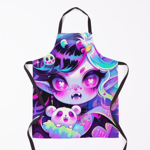 Item preview, Gothic Pastel Panda Vampire Anime Girl designed and sold by bubblegoth.