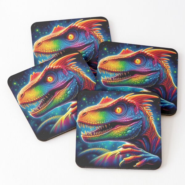 Item preview, Technicolor Rex: The Rainbow King in an epic fantasy world designed and sold by FotoworldEdel.