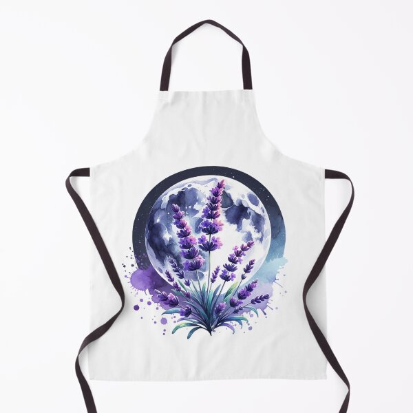 Item preview, Moonlit Lavender – Midnight Garden Watercolor Floral Art designed and sold by MTeesGA.