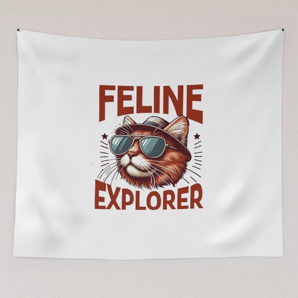 Item preview, Feline Explorer designed and sold by Be-Adventurous.