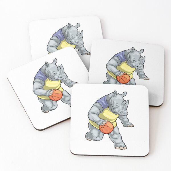 Item preview, Rhino Basketball player Basketball designed and sold by Snabdesign84.