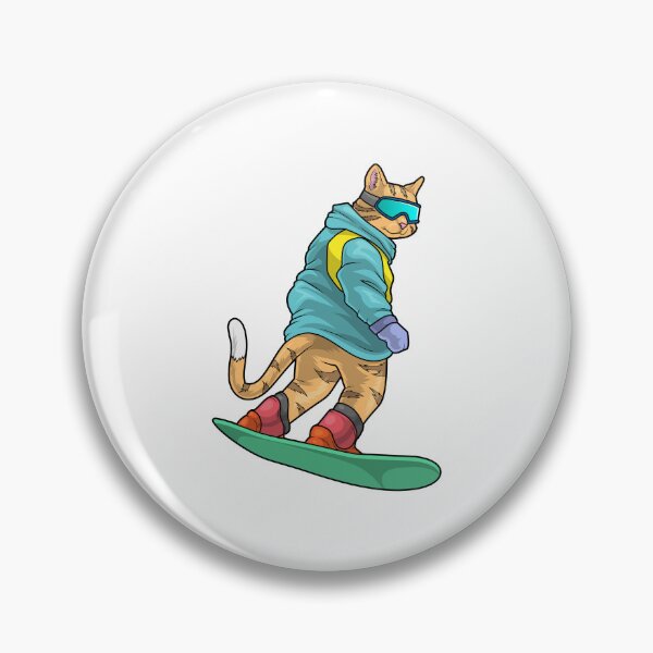 Item preview, Cat Snowboarder Snowboard designed and sold by Snabdesign84.