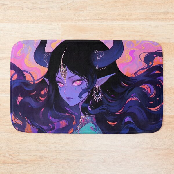 Item preview, Magic Flame Demon Anime Girl designed and sold by bubblegoth.