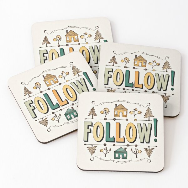 Item preview, "Follow!" 10 designed and sold by Zeir Shop.