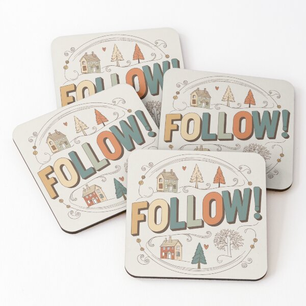 Item preview, "Follow!" 7 designed and sold by Zeir Shop.