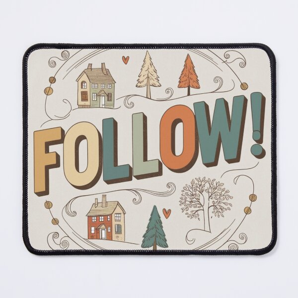 Item preview, "Follow!" 7 designed and sold by Zeir Shop.