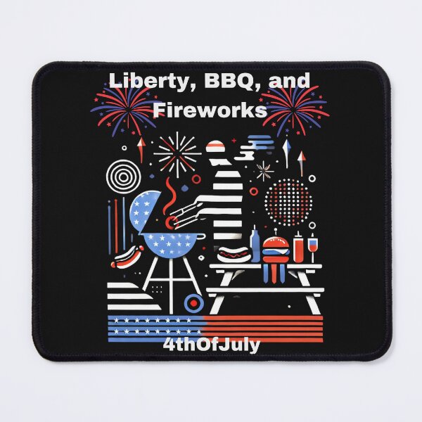Item preview, Liberty, BBQ, and Fireworks, 4th Of July designed and sold by adamlach88.