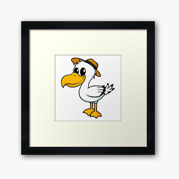 Item preview, Cute Pelican Illustration designed and sold by Templatemini.