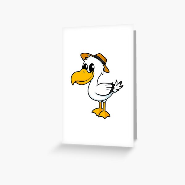 Item preview, Cute Pelican Illustration designed and sold by Templatemini.