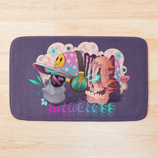 Item preview, MINDLESS Gorilla and pink skull with headphone  designed and sold by Franco Moody.
