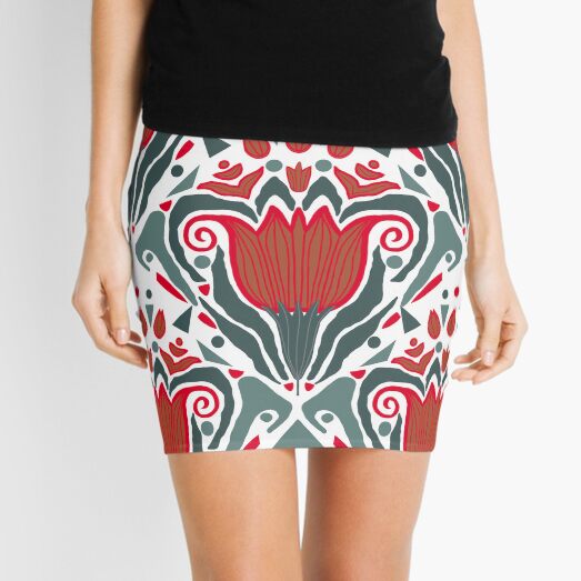 Item preview, Red and Brown seamless pattern  designed and sold by theevacreation1.