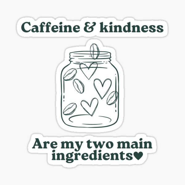 Artikel-Vorschau von Koffein & Freundlichkeit - Lustiges Kaffeeshirt, designt und verkauft von marianarussoart.