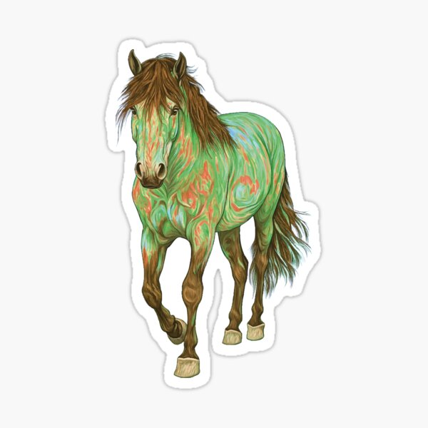 Cheval sauvage Sticker
