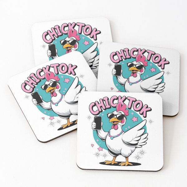 Item preview, ChickTok – She's A Viral Chicken Queen designed and sold by CountryGirlStrong.