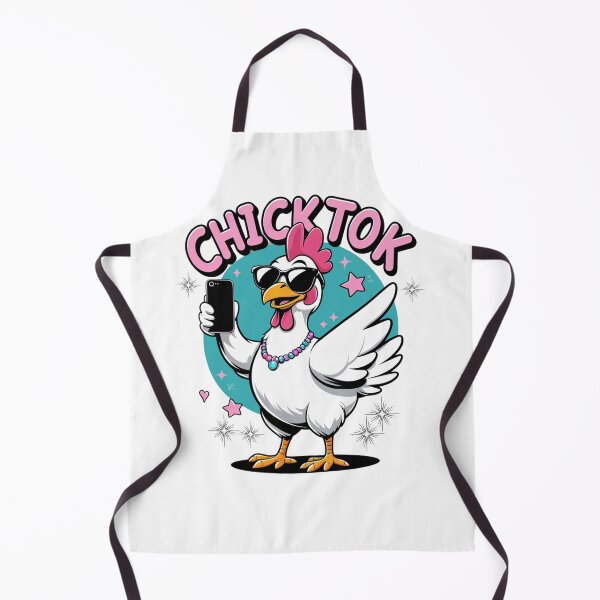 Item preview, ChickTok – She's A Viral Chicken Queen designed and sold by CountryGirlStrong.