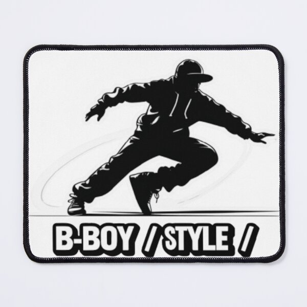 Item preview, B-Boy Style – Retro Breakdance Silhouette Streetwear designed and sold by Rapica.