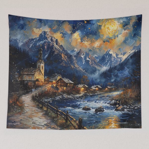 Item preview, Winter Village Path designed and sold by Dawn van Doorn.