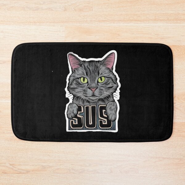Item preview, Cartoon Sus Cat With the Inscription Sus designed and sold by Erniverse.