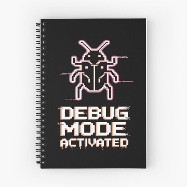 Artikelvorschau, Pixel-Debug-Modus aktiviert Glitch Art Tech Bug Design für Coder und Entwickler entworfen und verkauft von pixelpopplanet.