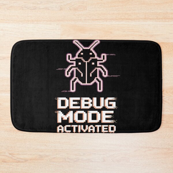 Item preview, Pixel Debug Mode Activated Glitch Art Tech Bug Design for Coders & Developers designed and sold by pixelpopplanet.