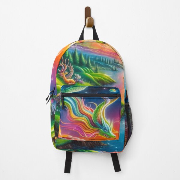 Item preview, Technicolor Rex: Rainbow flyers over a fantastic landscape full of life and magic designed and sold by FotoworldEdel.