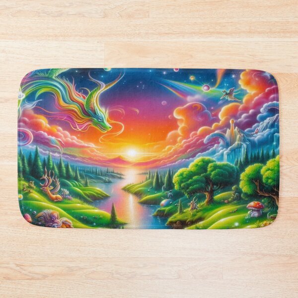 Item preview, Technicolor Rex: Rainbow flyers over a fantastic landscape full of life and magic designed and sold by FotoworldEdel.