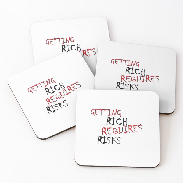 Item preview, Getting rich requires risks designed and sold by Positive Mindzet!.