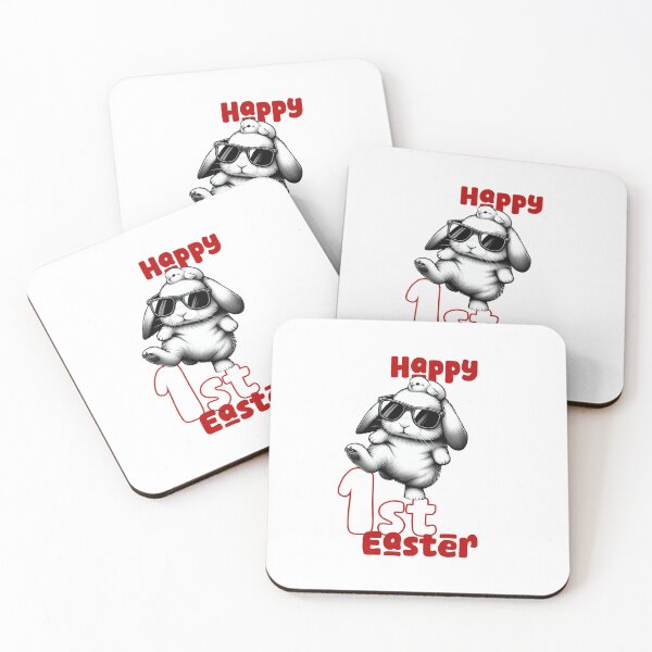 Item preview, Happy 1st Easter, Unique designed and sold by villacreativa.