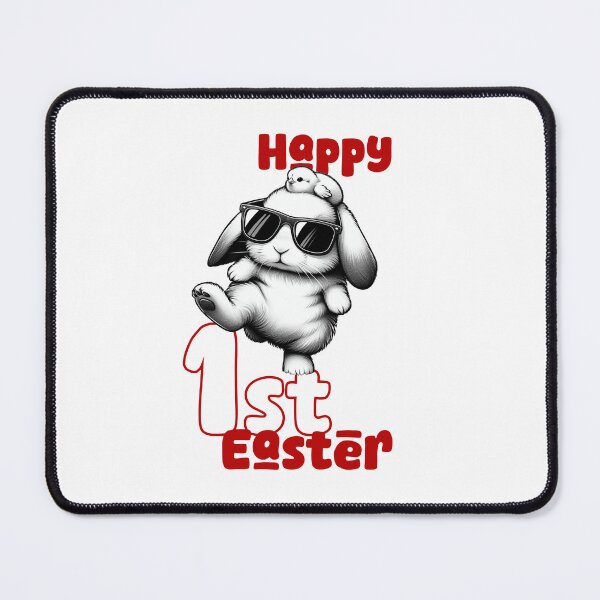 Item preview, Happy 1st Easter, Unique designed and sold by villacreativa.