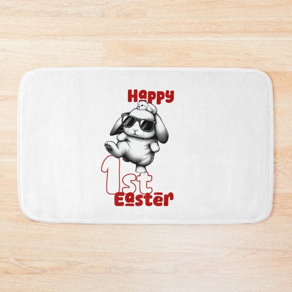 Item preview, Happy 1st Easter, Unique designed and sold by villacreativa.