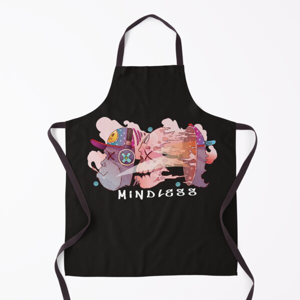 Item preview, MINDLESS Smokey gorilla and pink skull with headphone. designed and sold by Franco Moody.