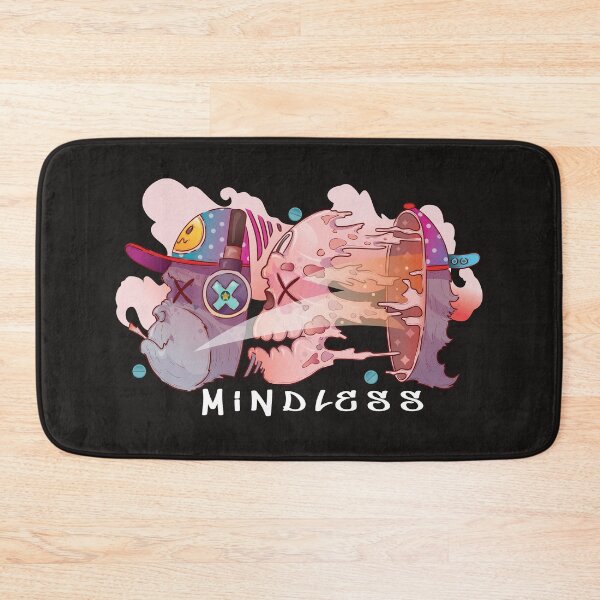 Item preview, MINDLESS Smokey gorilla and pink skull with headphone. designed and sold by Franco Moody.